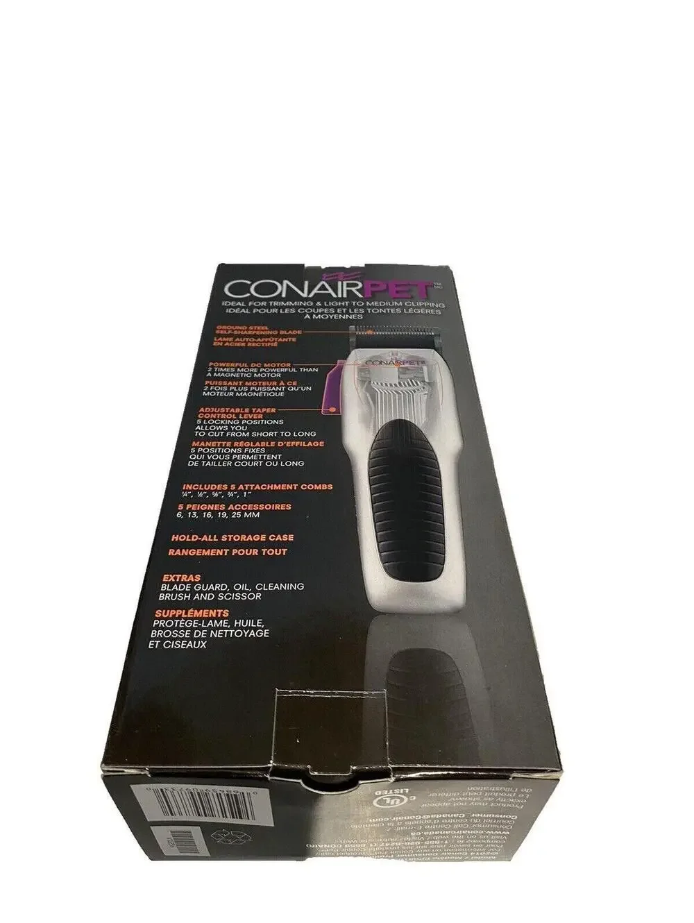 Conair Pet Hair Trimmer Grooming Kit for Home Use, New